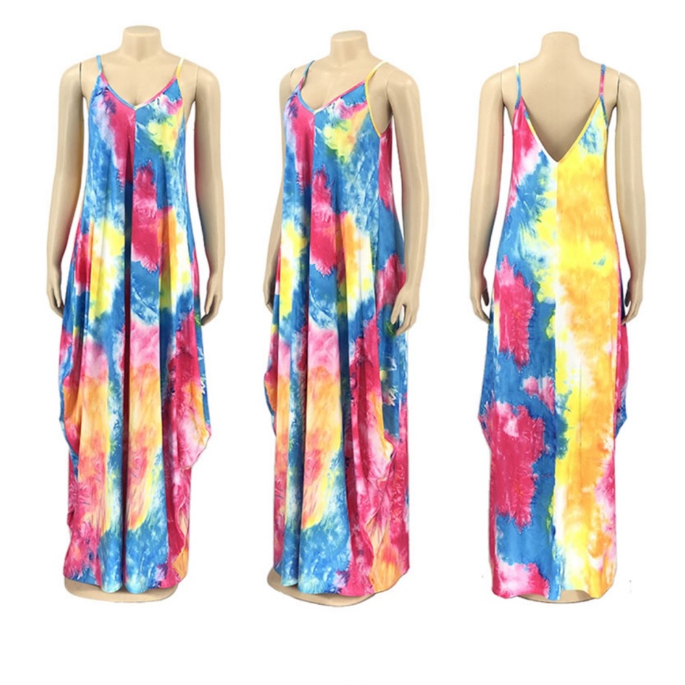 Tie-dye maxi dress - Picture 4 of 5